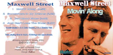 Picture of Maxwell Street's Movin' Along CD cover
