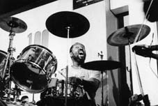 Picture of Sam Kelly on drums